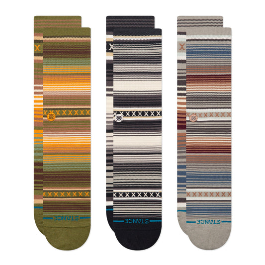 Stance Curren Socken 3Er Pack Grün 