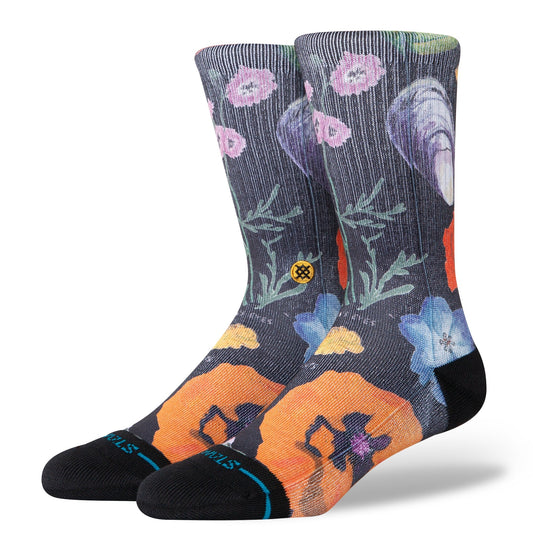 Stance Lucias Floral Crew Sockenenen Schwarz 