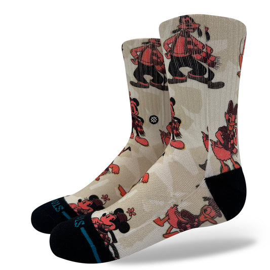 Stance Mickeys Xmas Crew Socken Canvas