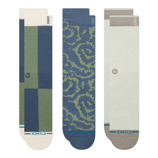 Stance All Terrain Crew Socken 3Er Pack Grün 