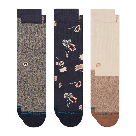Stance Botanical Bliss Socken 3Er Pack Marineblau 