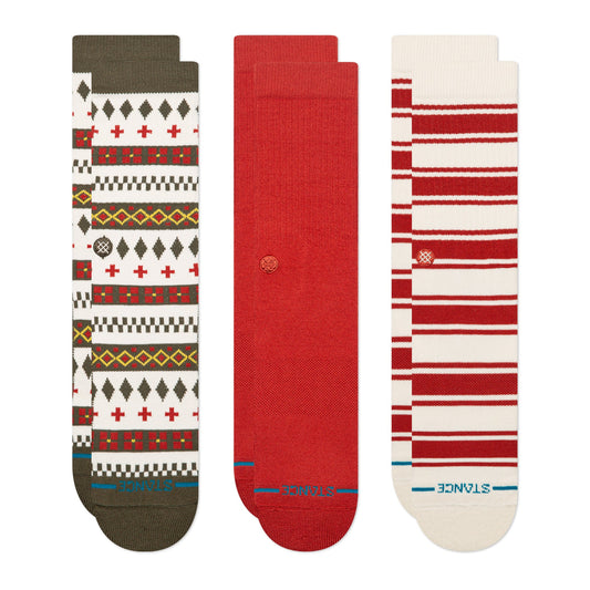 Stance Cabin Days Crew Socken 3Er Pack Bunt 