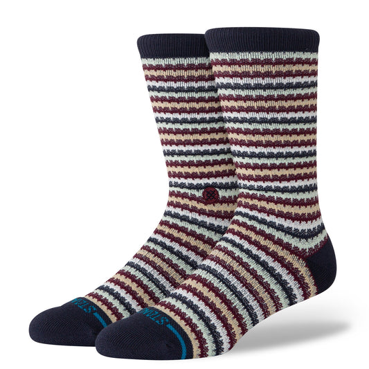 Stance Chiclets Waffle Knit Crew Socken Marineblau 