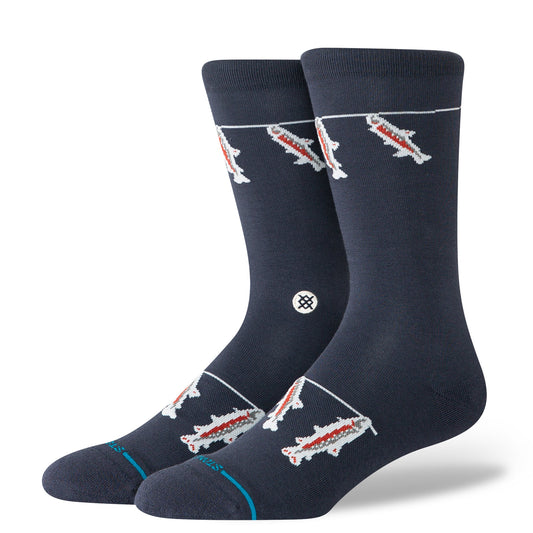 Stance Gone Fishin Crew Socken Marineblau 