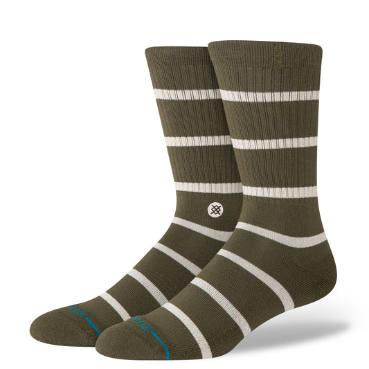 Stance Heritage Crew Socken Olivgrün 
