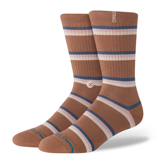 Stance Strata Crew Socken Braun 
