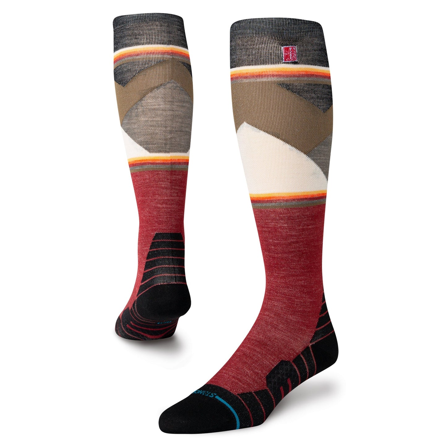 Stance Jimmy Chin Snow Ultra Light Wool Socken Rot 