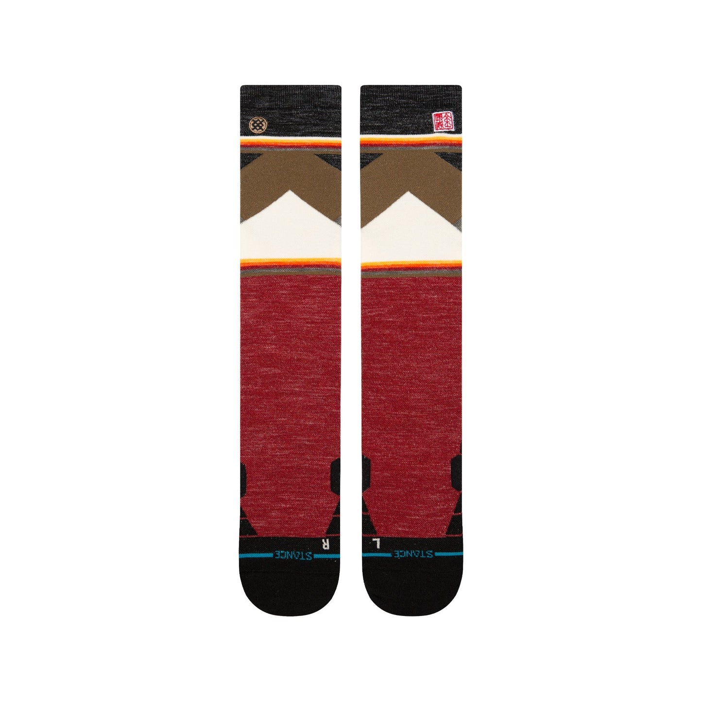 Stance Jimmy Chin Snow Ultra Light Wool Socken Rot 