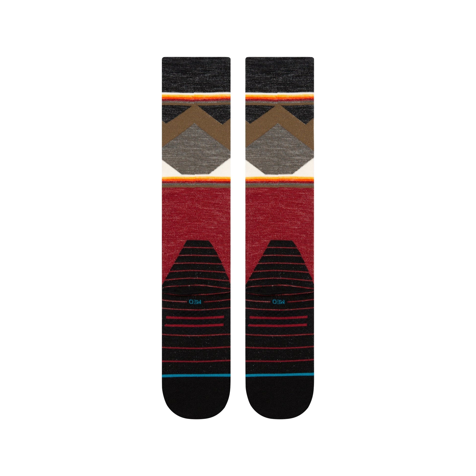 Stance Jimmy Chin Snow Ultra Light Wool Socken Rot 