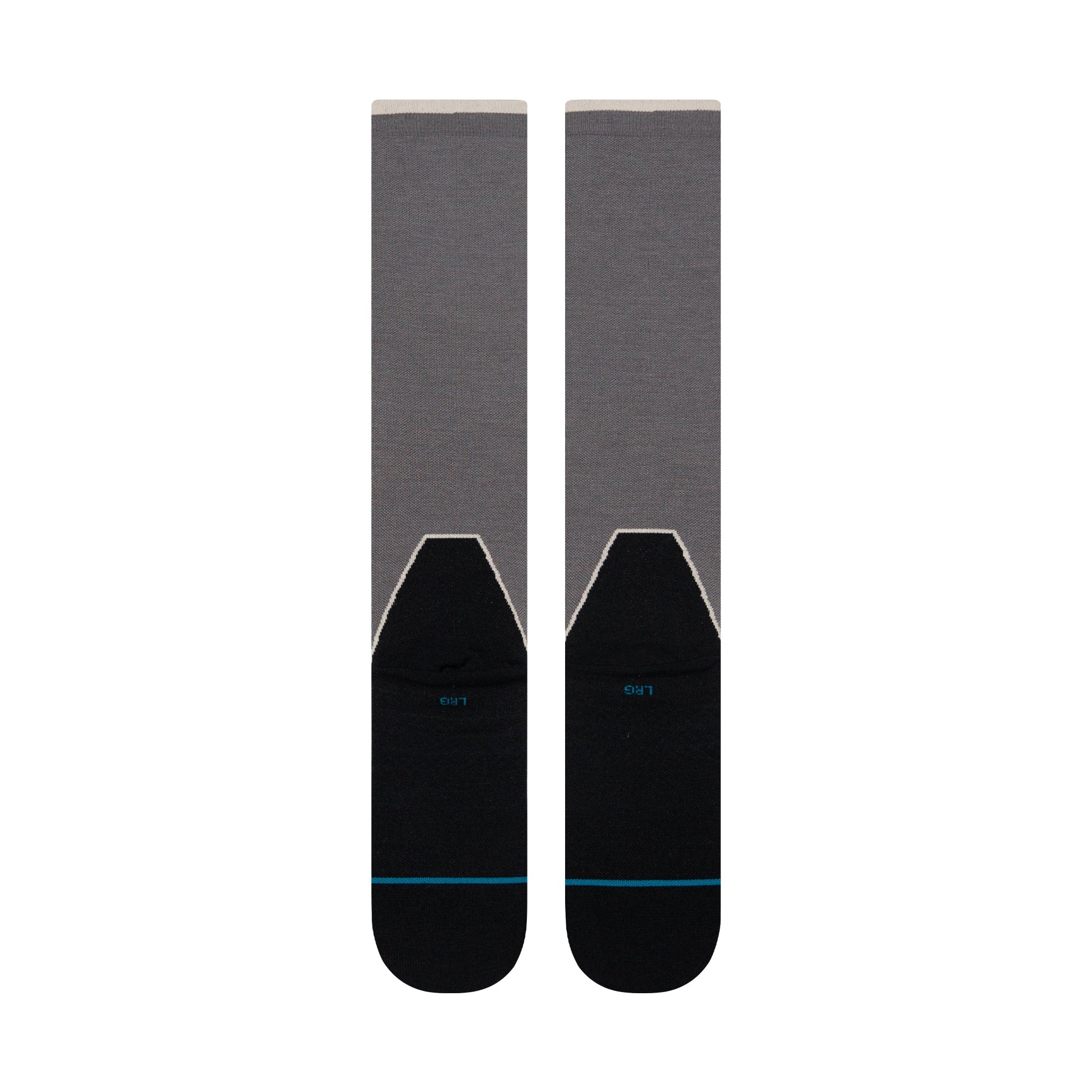 Stance Contrast Seam Ultra Light Wool Snow Sock Dark Grey