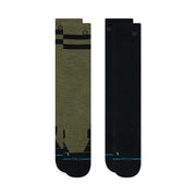 Stance Joven Ultra Light Wool Snow Sock 2 Pack Olive