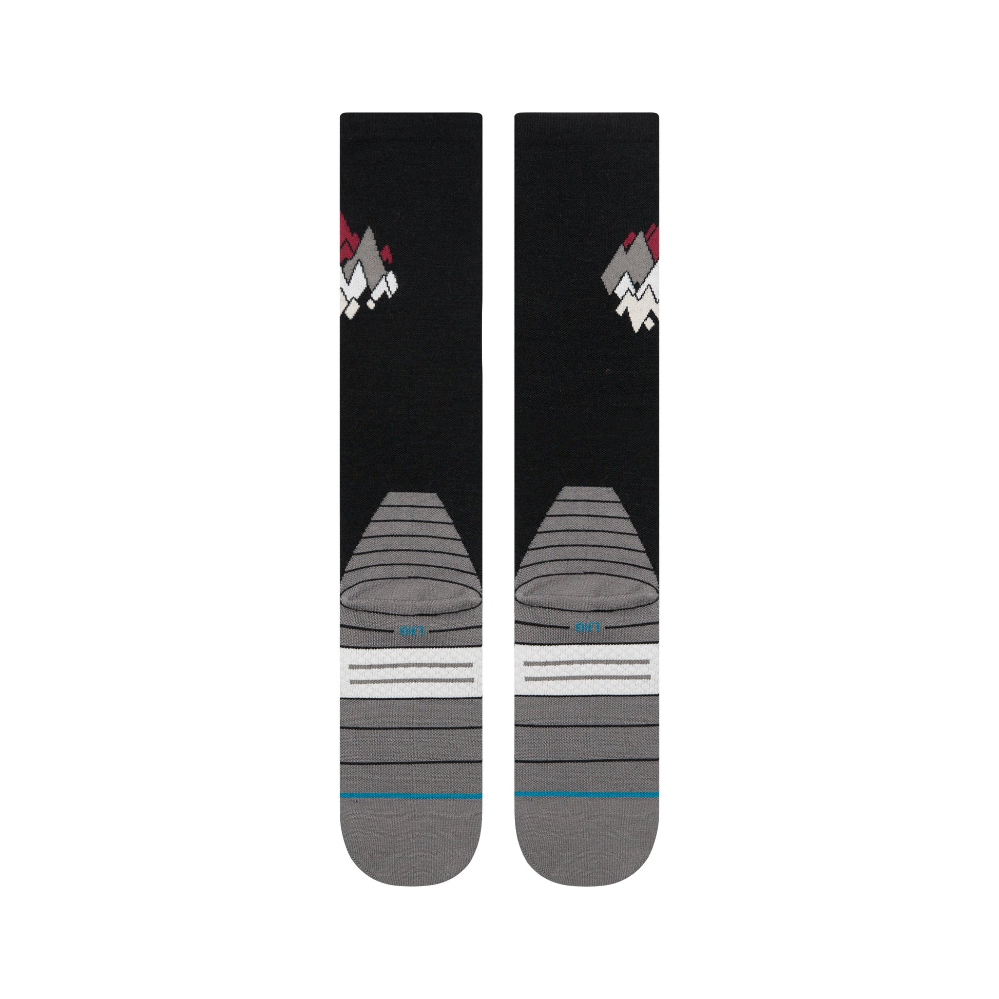 Stance Peaks Ultra Light Wool Snow Sock Black