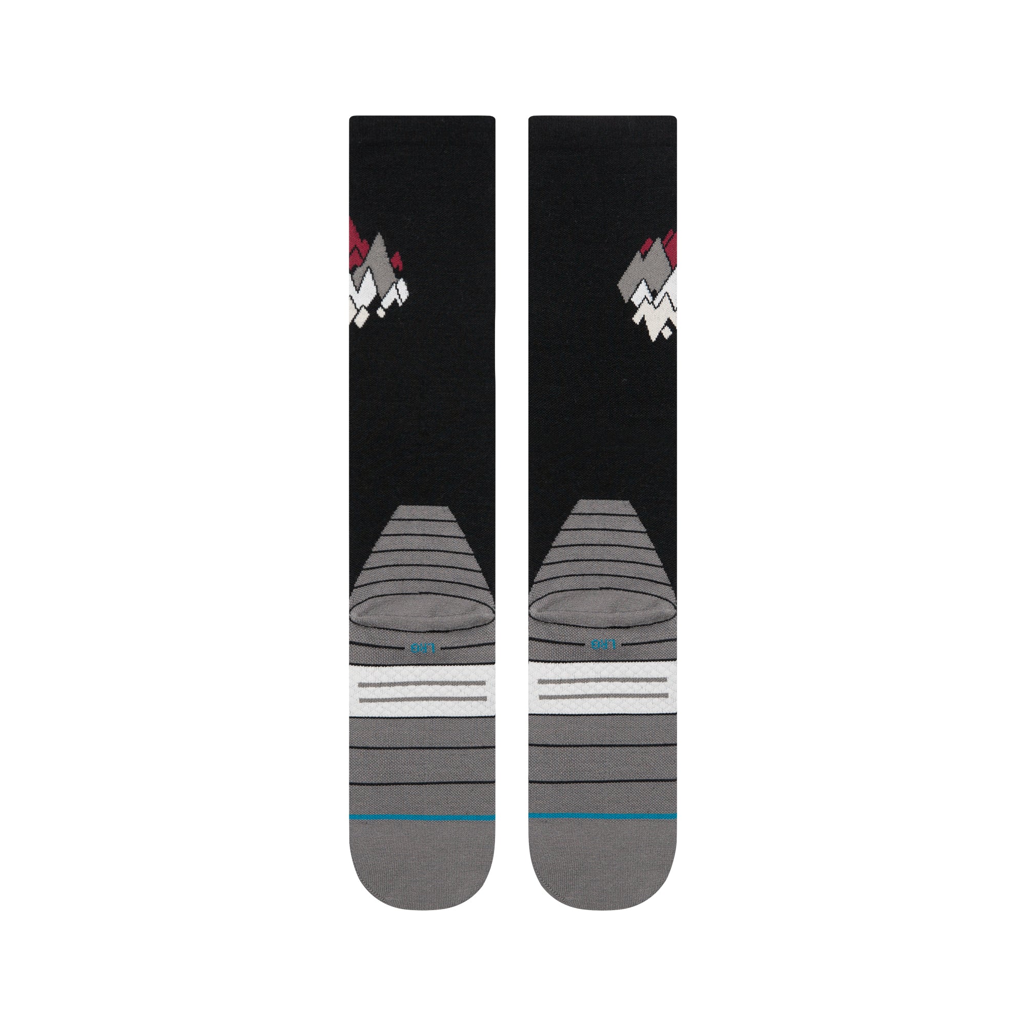 Stance Peaks Ultra Light Wool Snow Sock Black