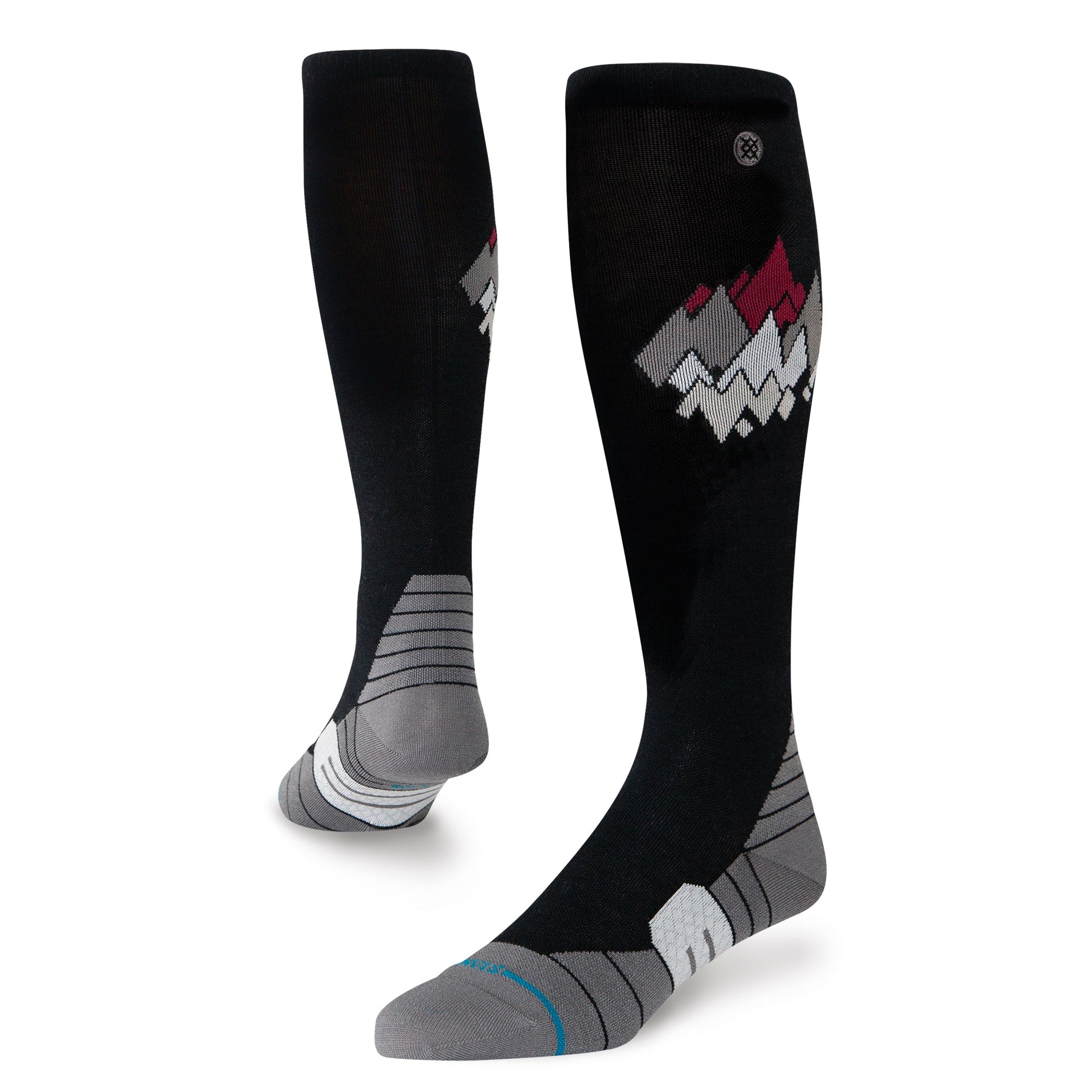 Stance Peaks Ultra Light Wool Snow Sock Black