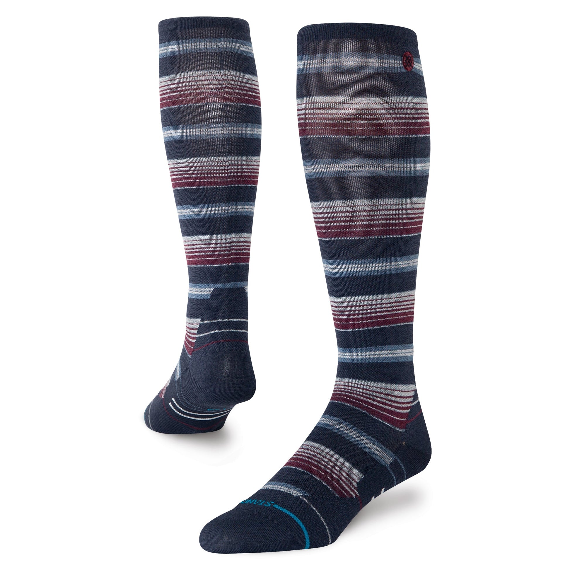 Stance Serape Ultra Light Wool Snow Sock Navy