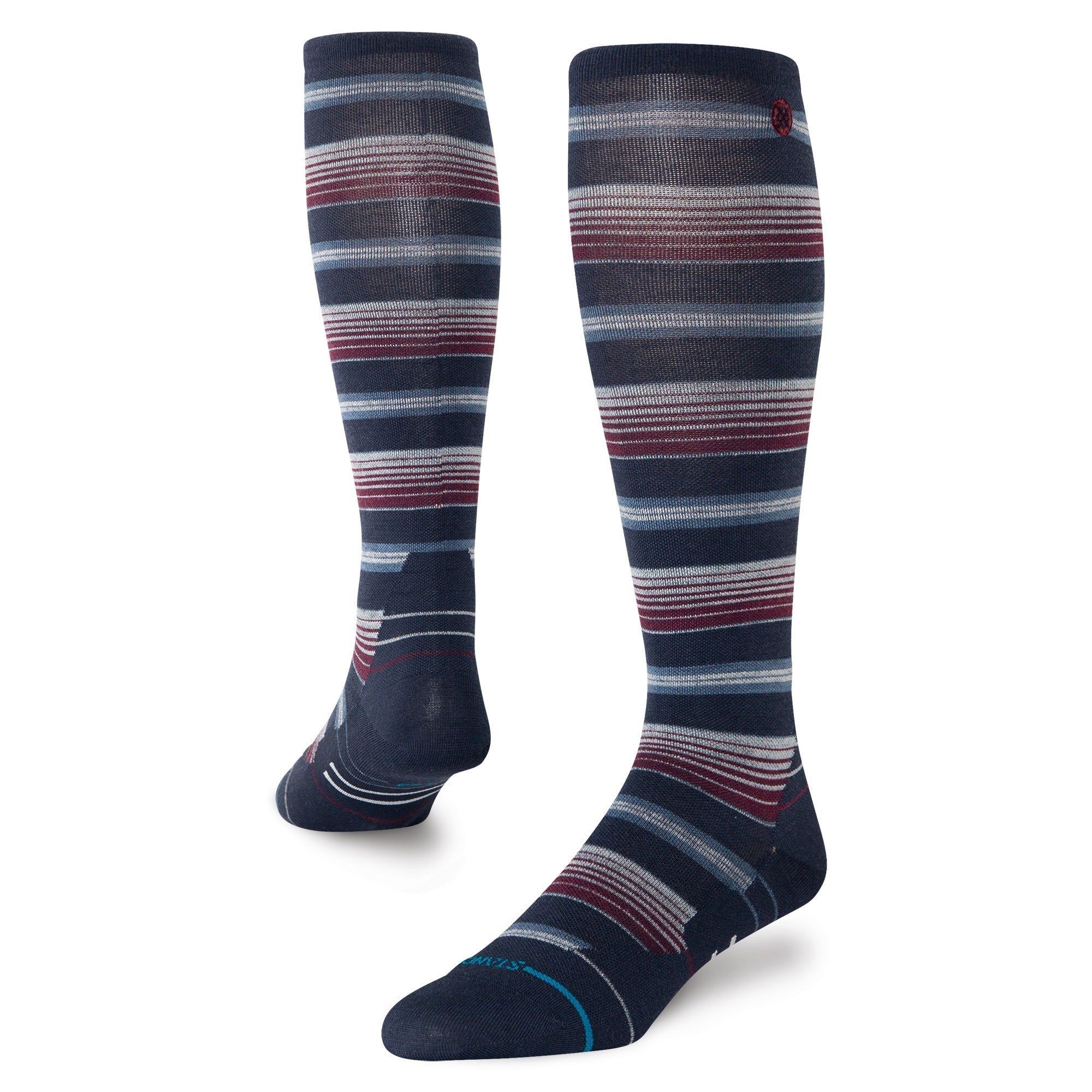 Stance Serape Ultra Light Wool Snow Sock Navy