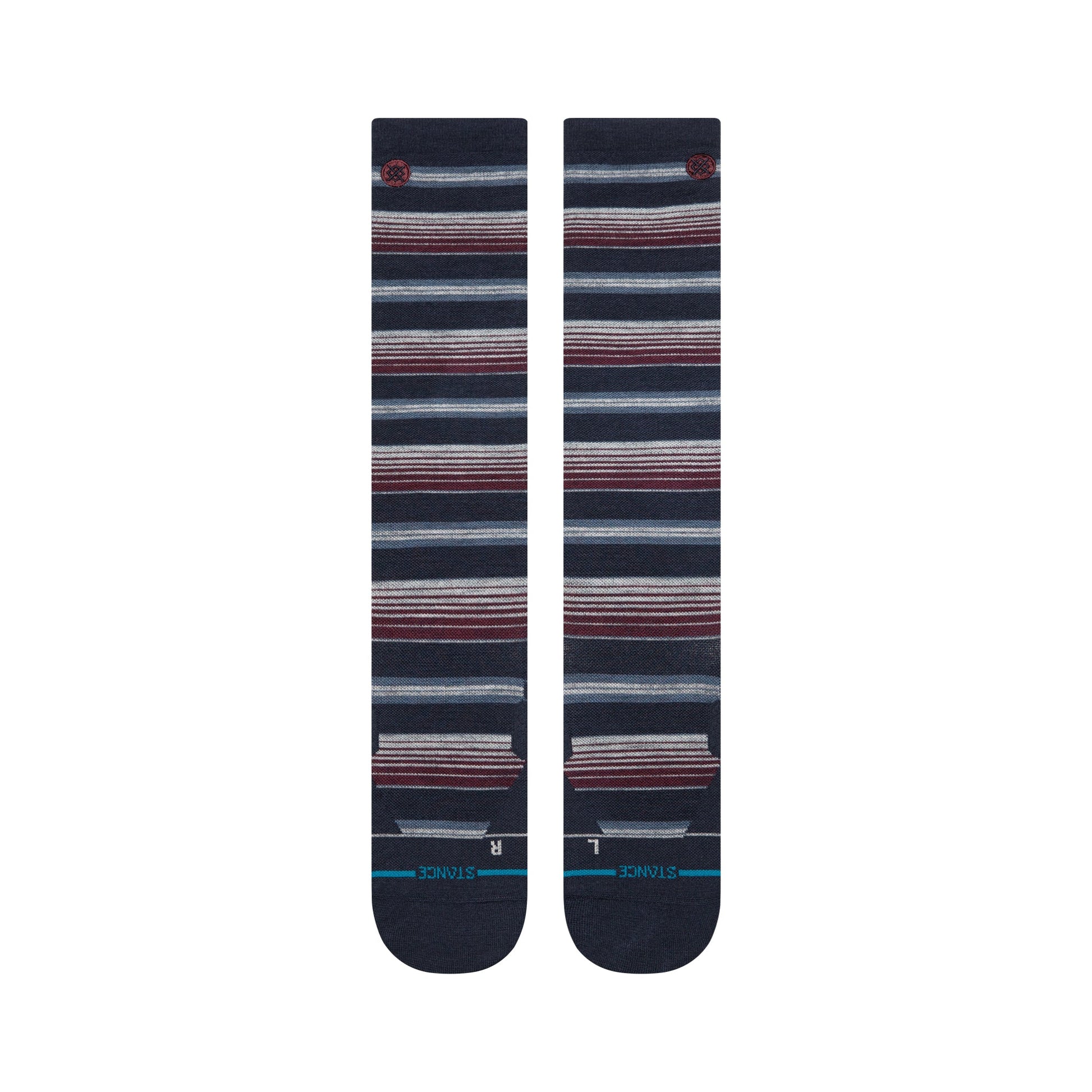 Stance Serape Ultra Light Wool Snow Sock Navy