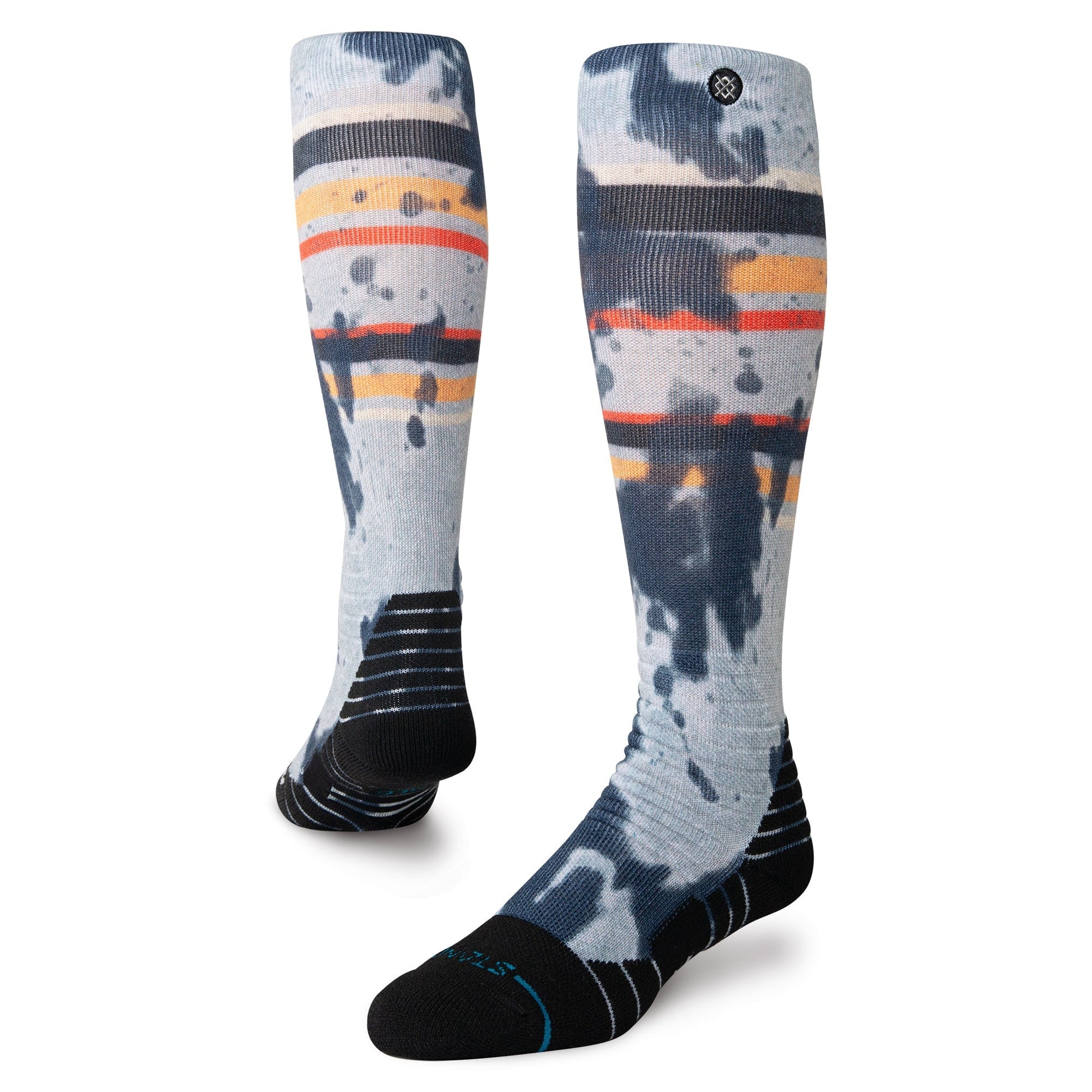 Stance Brong Snow Over The Calf Socken Grau Rot 