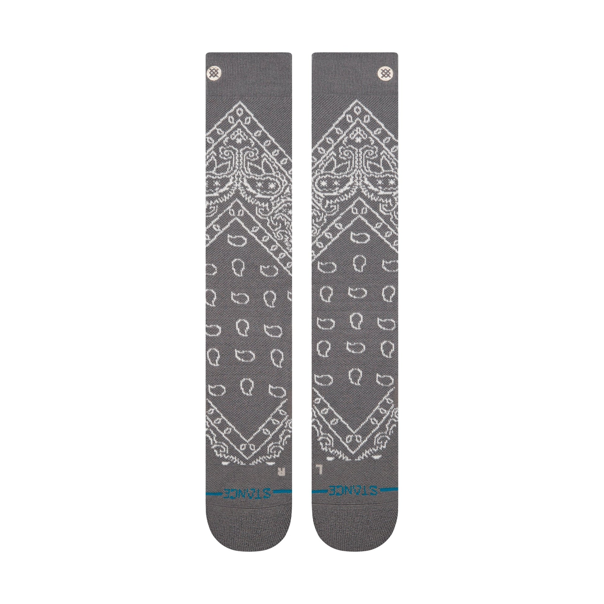 Stance Barrio Mid Wool Snow Sock Dark Grey