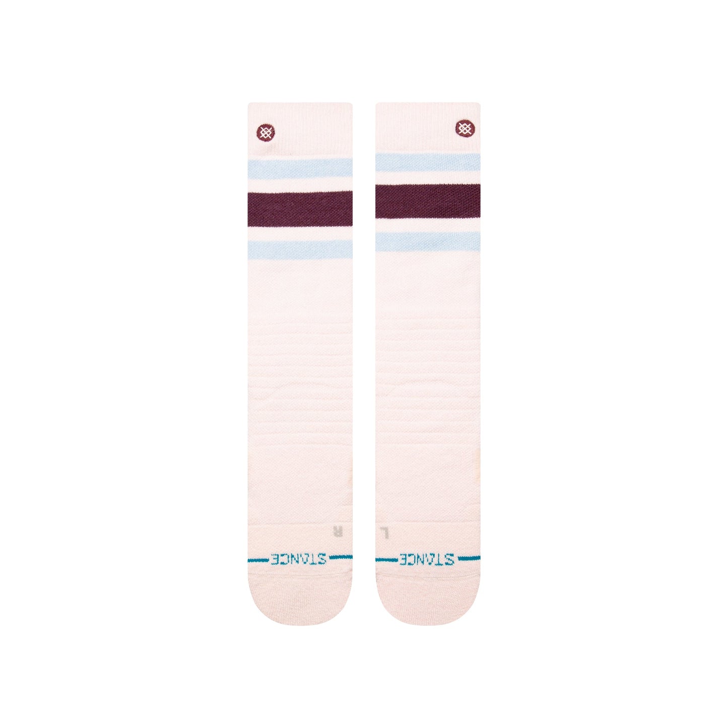 Stance Boyd Snow Mid Wool Socken Pink Fade 