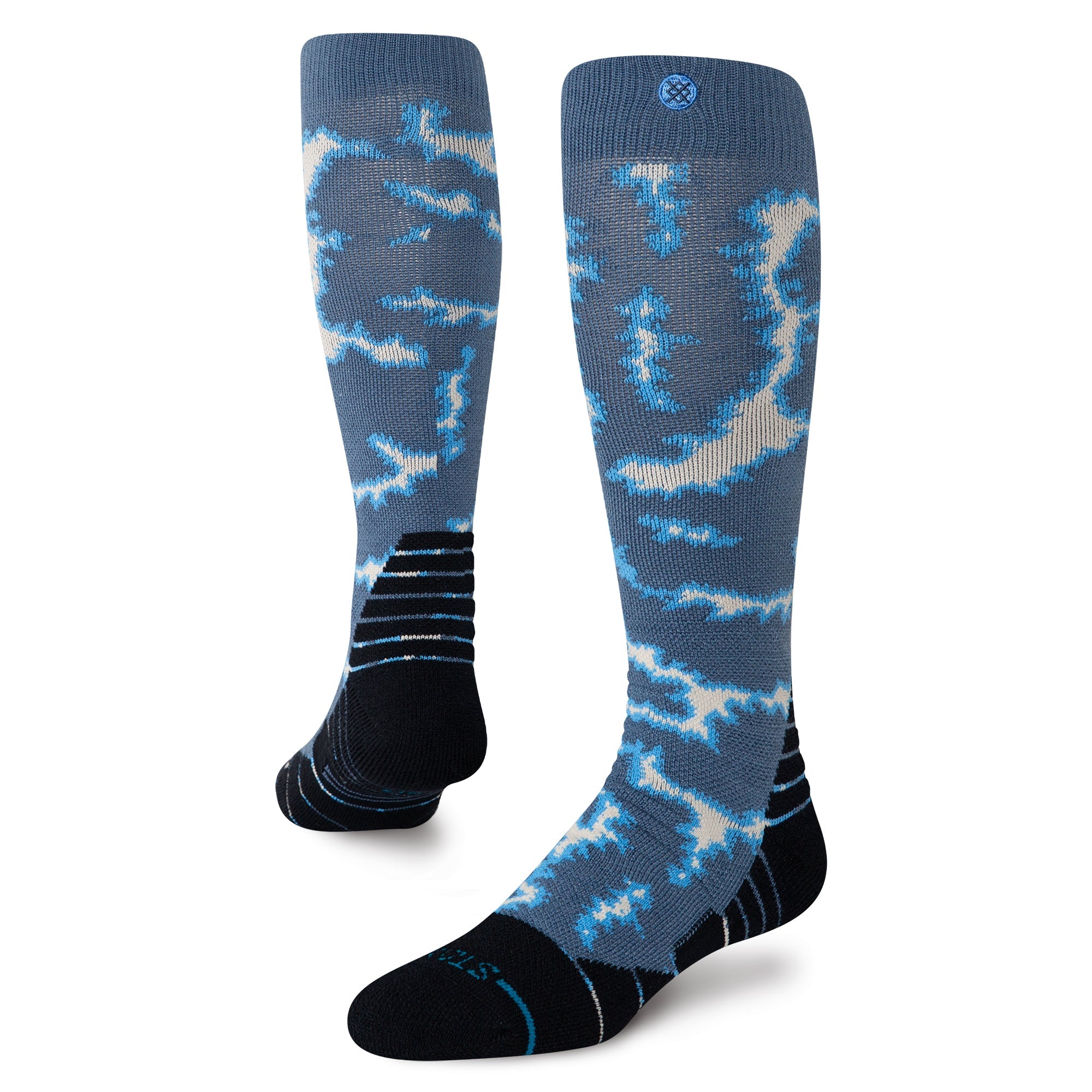 Stance All Terrain Mid Wool Snow Sock Sea Blue