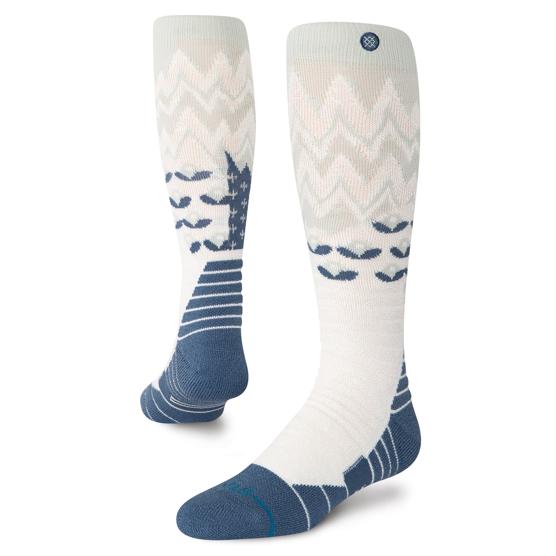 Stance Alpine Mid Poly Snow Sock Pale Blue