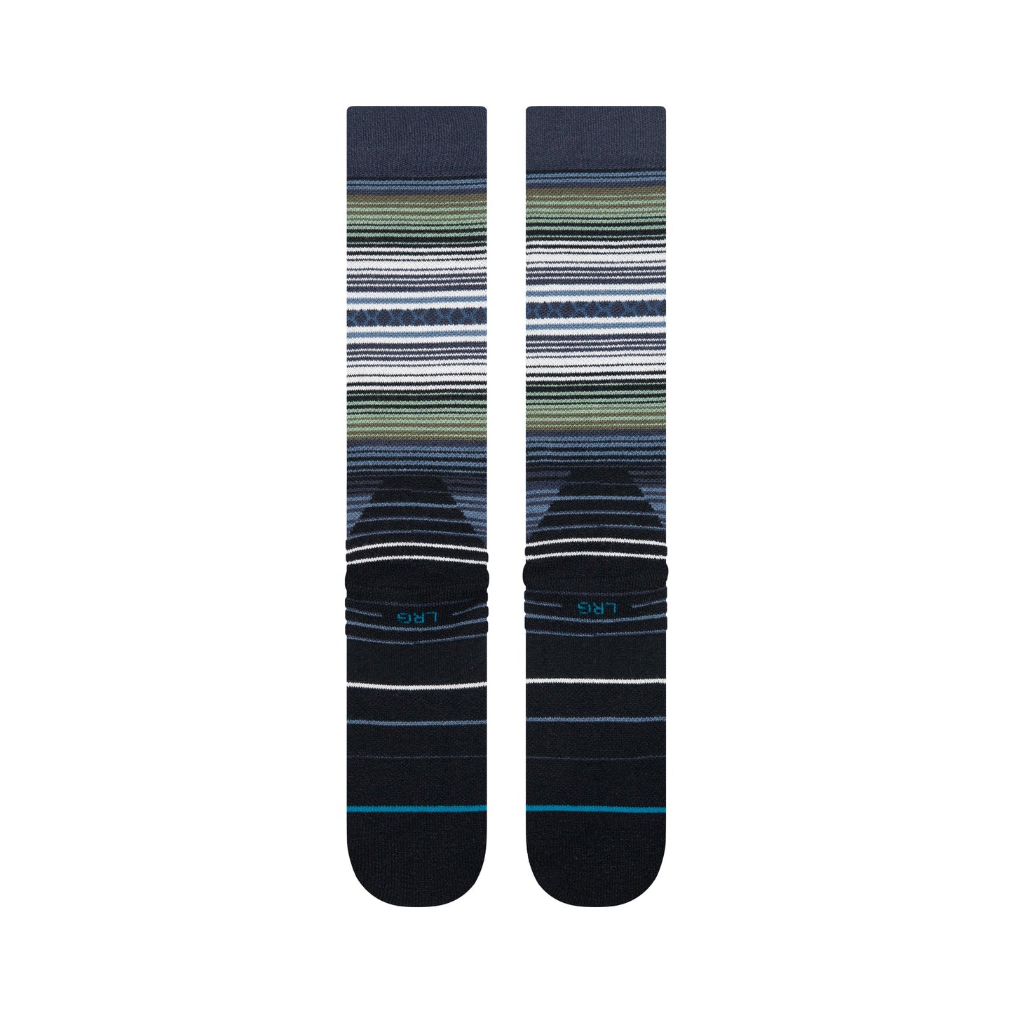 Stance Curren Mid Wool Snow Sock Navy