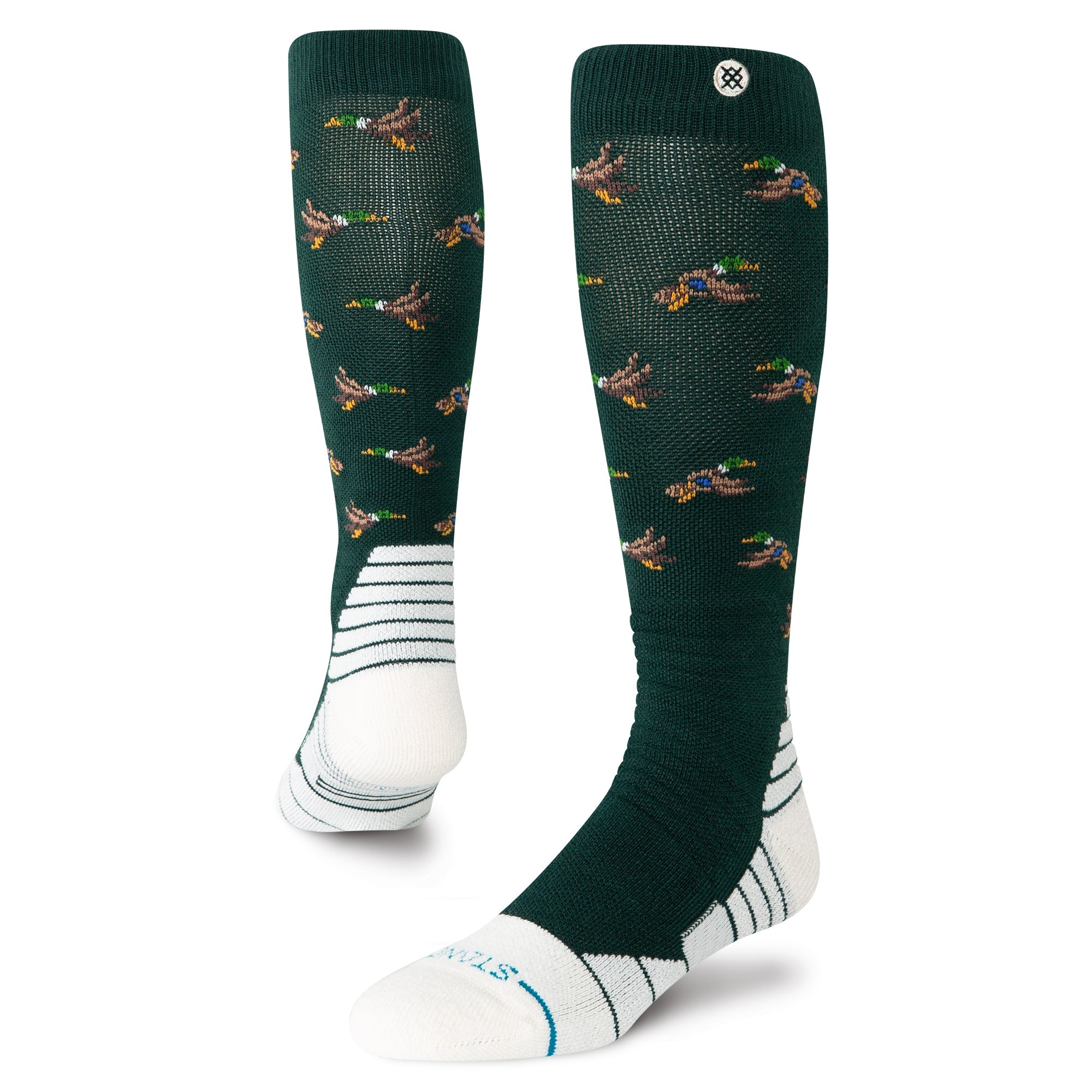 Stance Huntin Mid Poly Snow Sock Pine