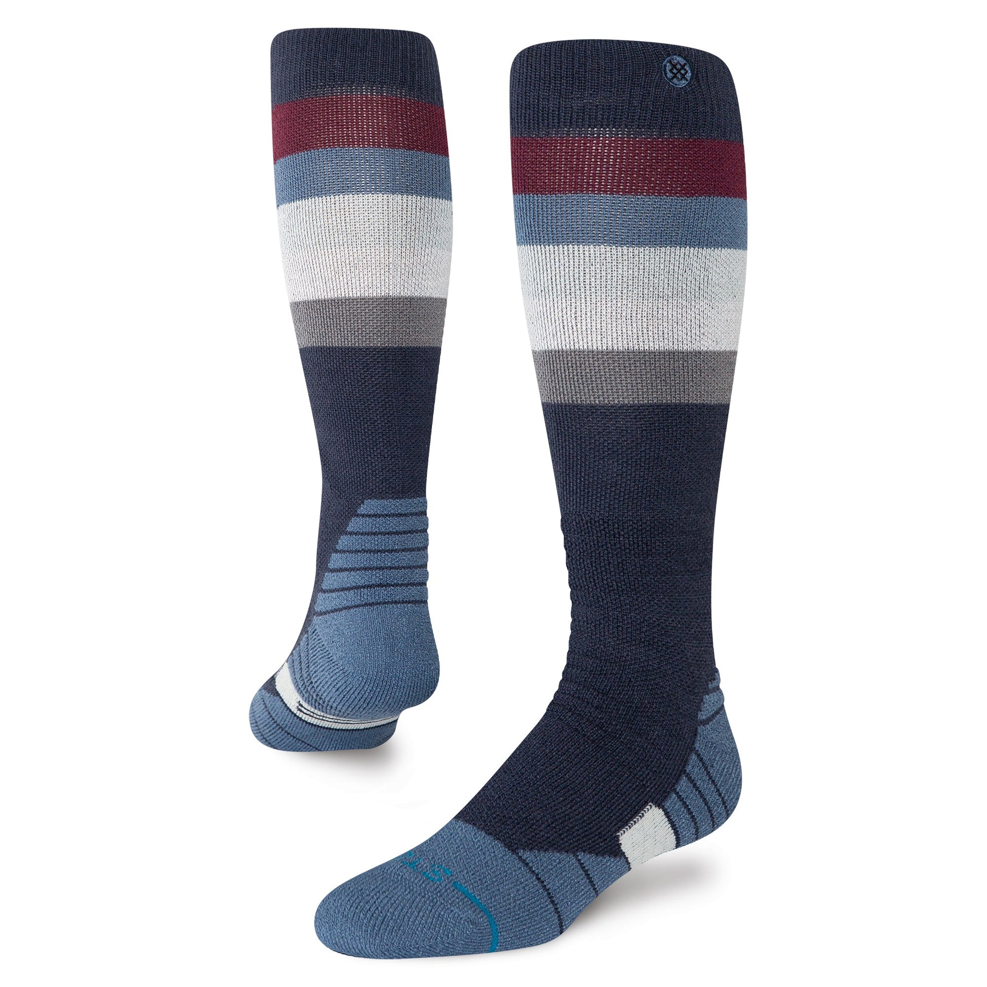 Stance Maliboo Mid Wool Snow Sock Navy