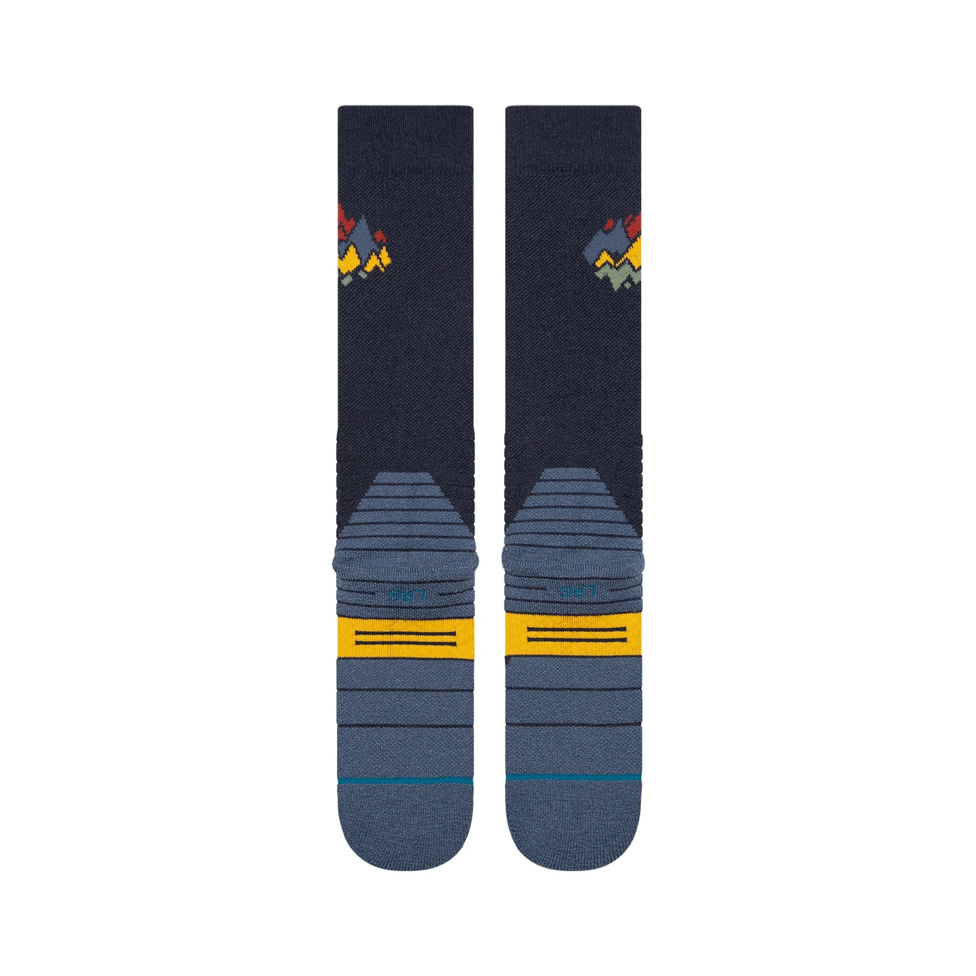 Stance Peaks Mid Wool Snow Sock Navy