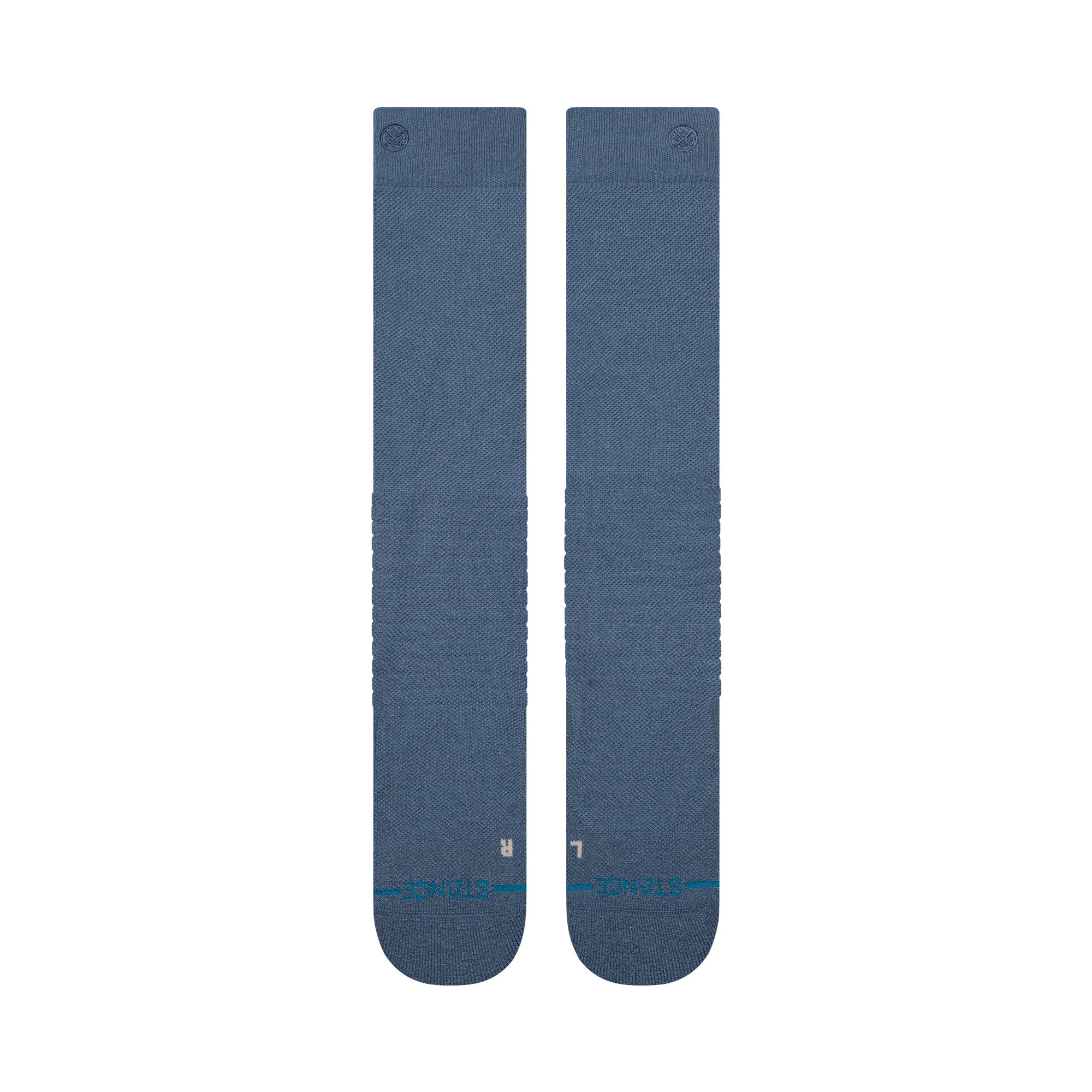 Stance Solid Mid Wool Snow Sock Sea Blue
