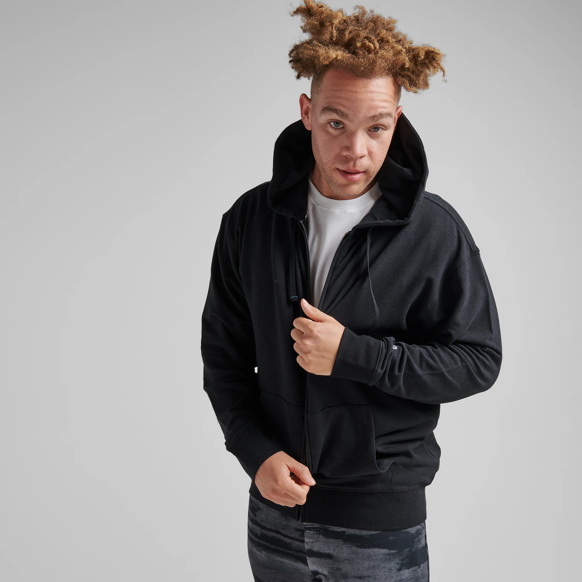 Stance Shelter Reissverschluss Hoodie Schwarz |model