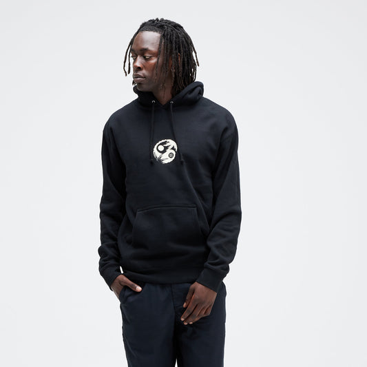 Stance Opposites Hoodie Schwarz |model