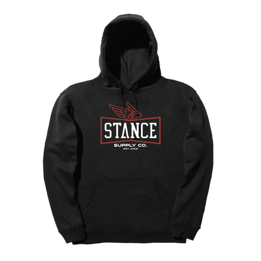 Stance Winged Hoodie Schwarz