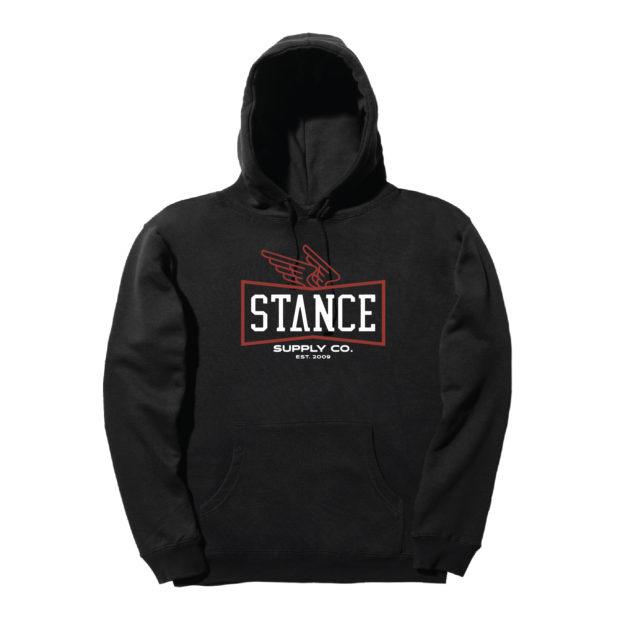 Stance Winged Hoodie Black