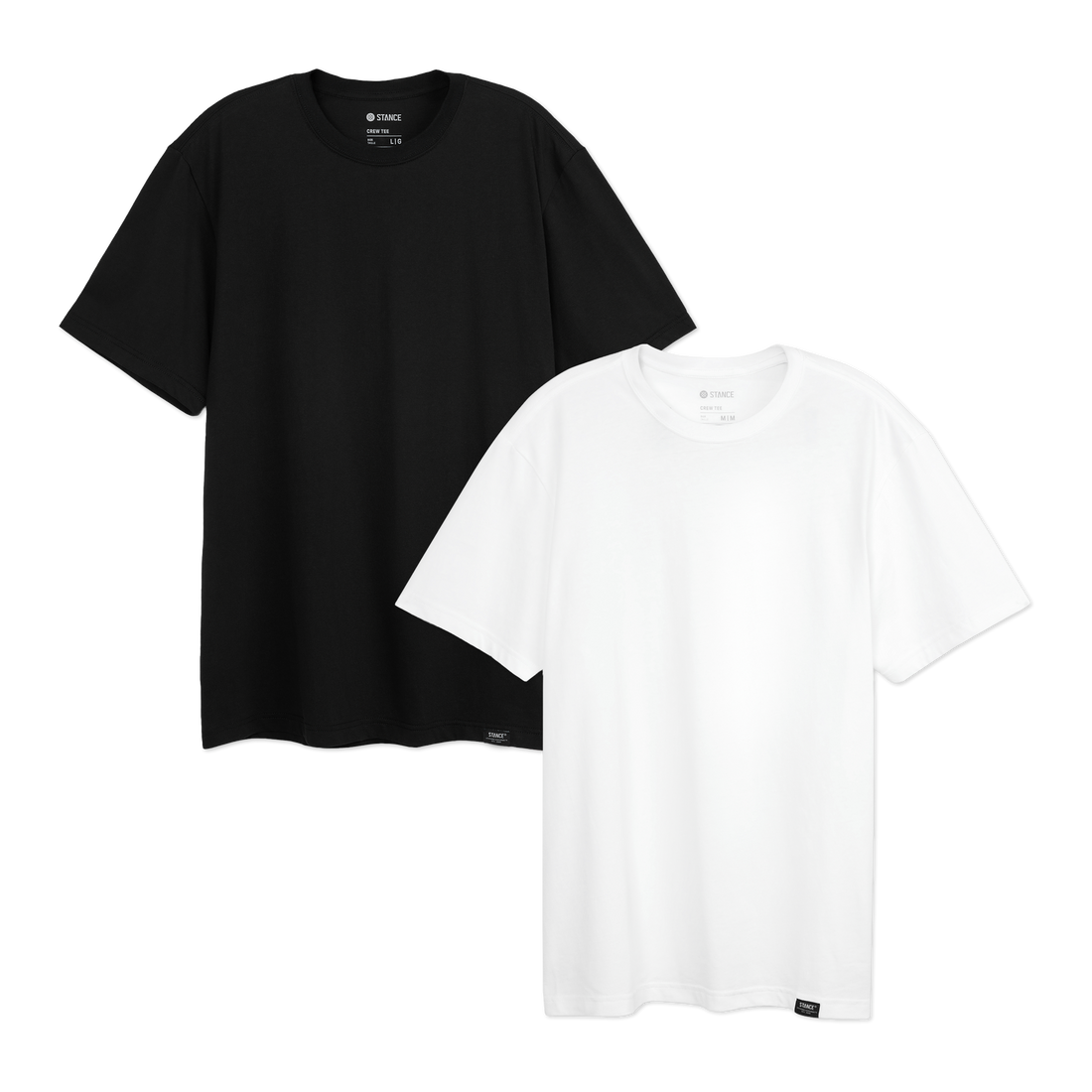 STANCE ALL DAY TEE 2 PACK - Black