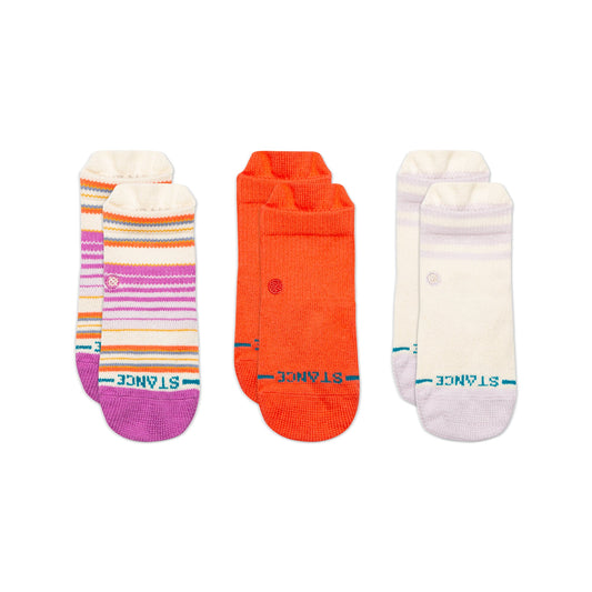 Stance Rockford Baby & Kleinkinder Crew Socken 3Er Pack Korallenrot