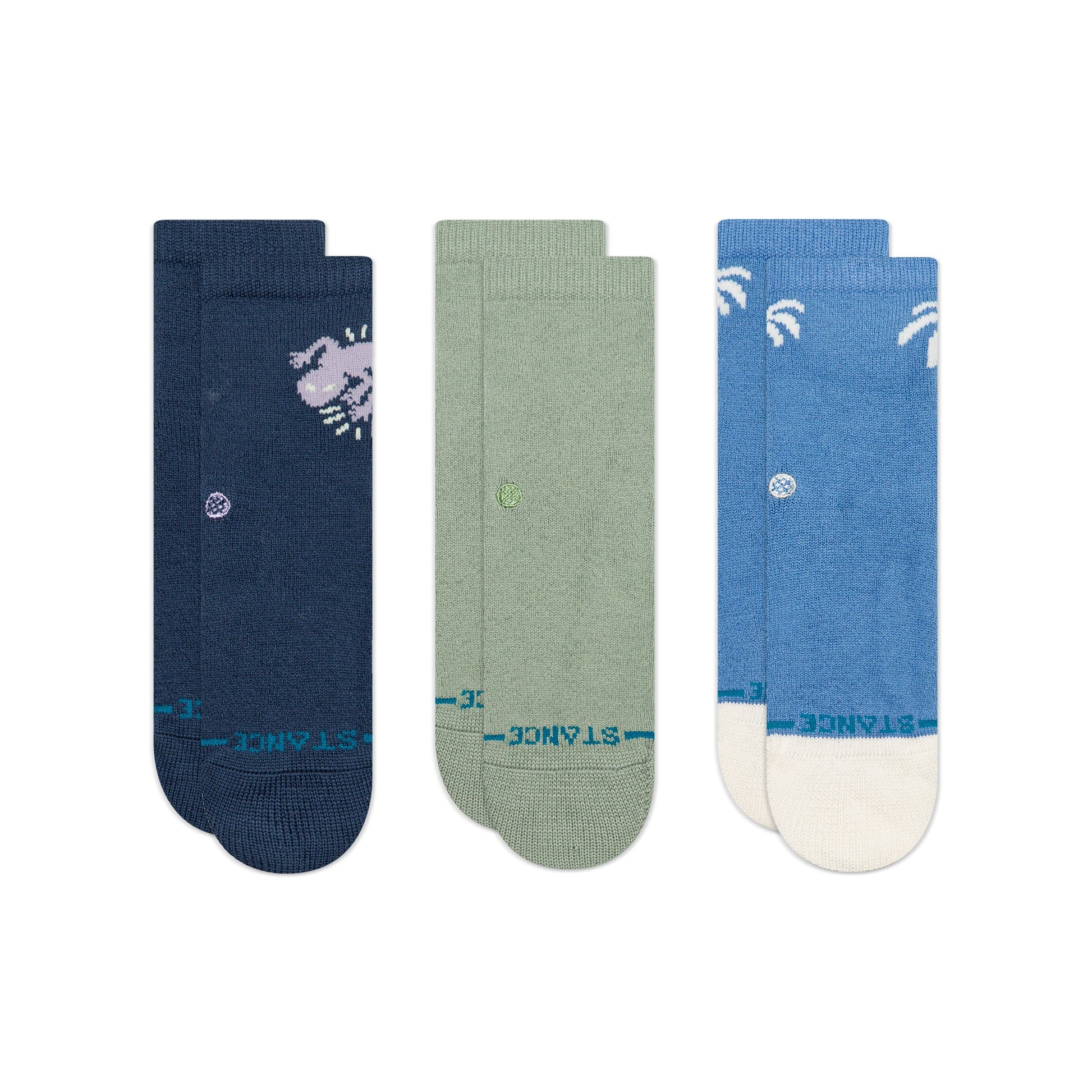 Stance Gecko Sock 3 Pack Multi