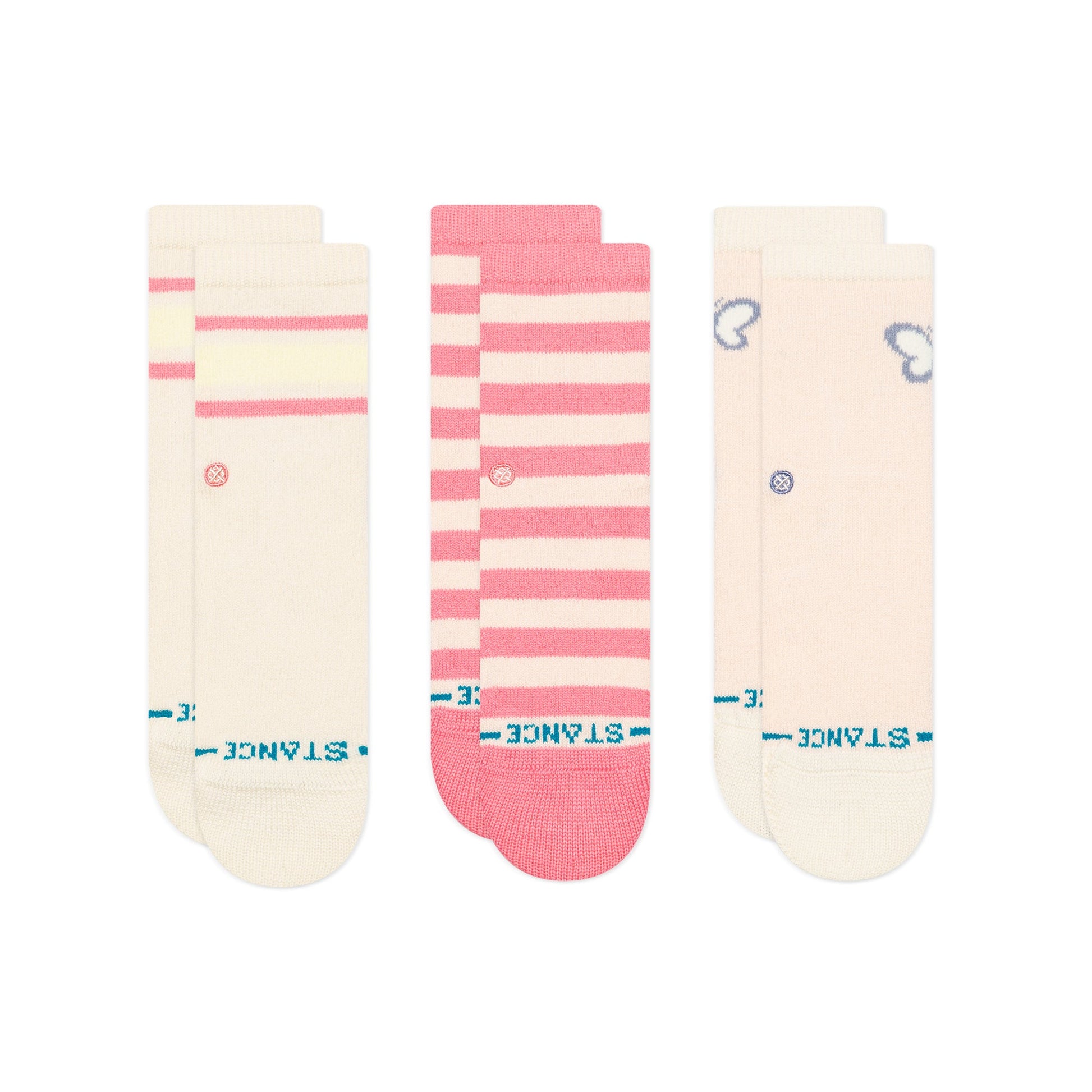 Butterfly Socken 3Er Pack Pink