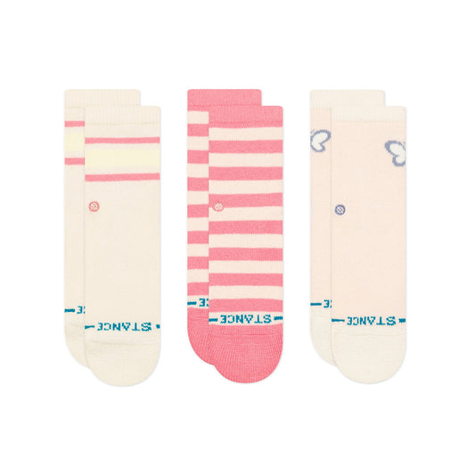 Butterfly Socken 3Er Pack Pink