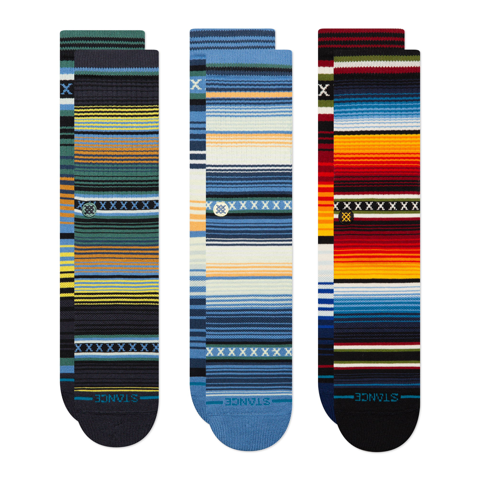 CURREN CREW SOCKEN 3ER PACK