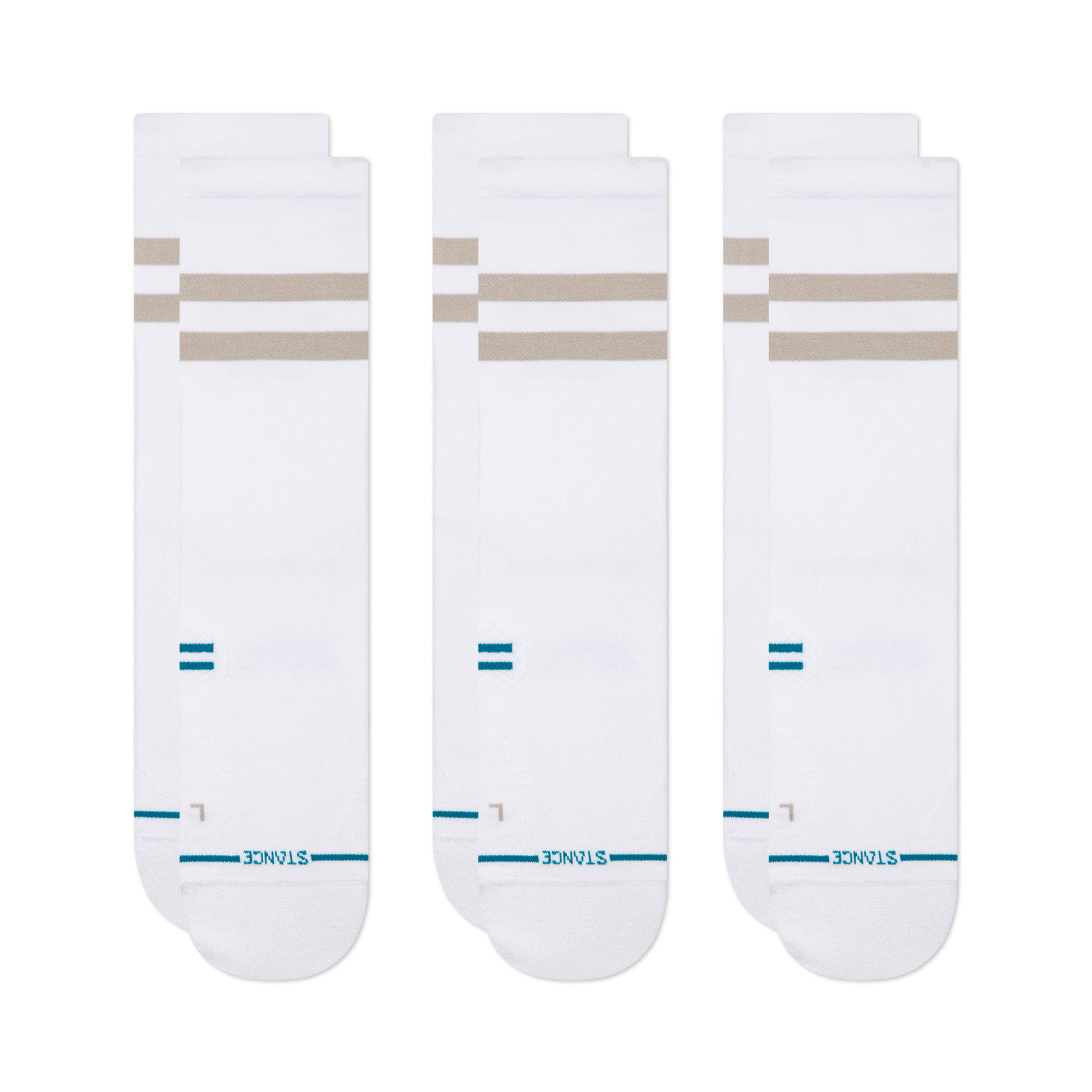 Stance Franchise Crew Socken 3er Pack Weiß