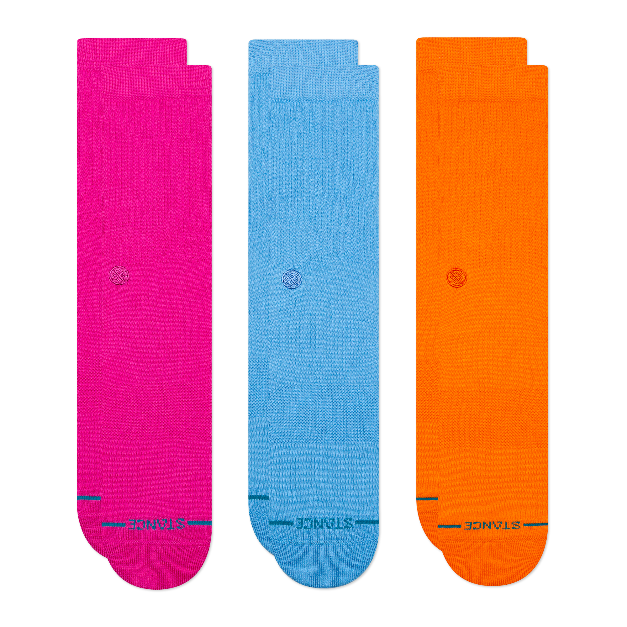 Stance Icon Crew Sock 3 Pack Multi