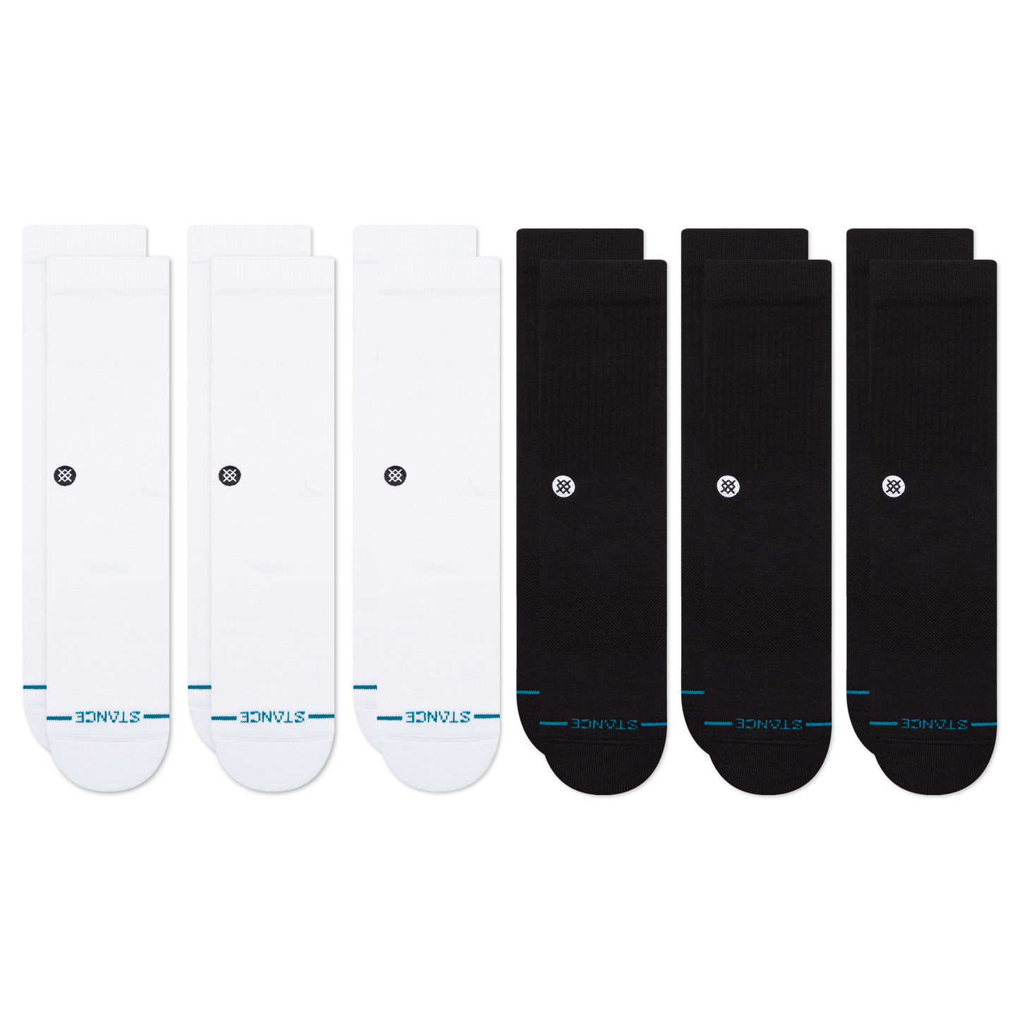 Stance Lifestyle Icon Crew Socken 6er Pack Bunt