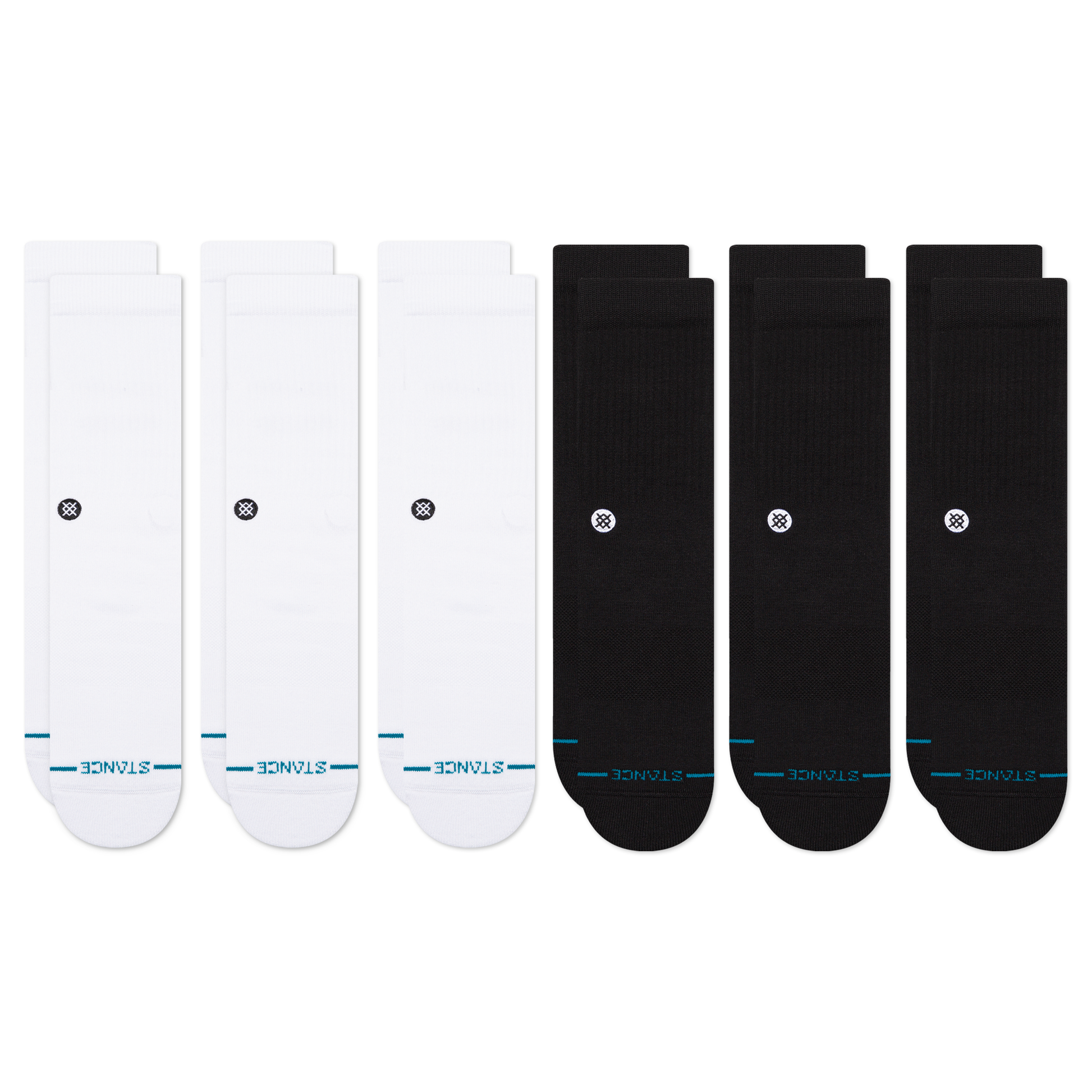 Stance Lifestyle Icon Crew Socken 6er Pack Bunt
