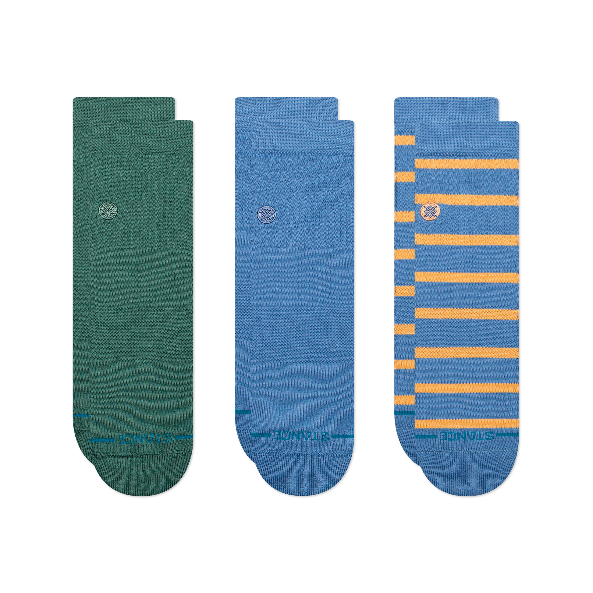 Stance Icon and Lifestyle Quarter Sock 3 Pack Multi