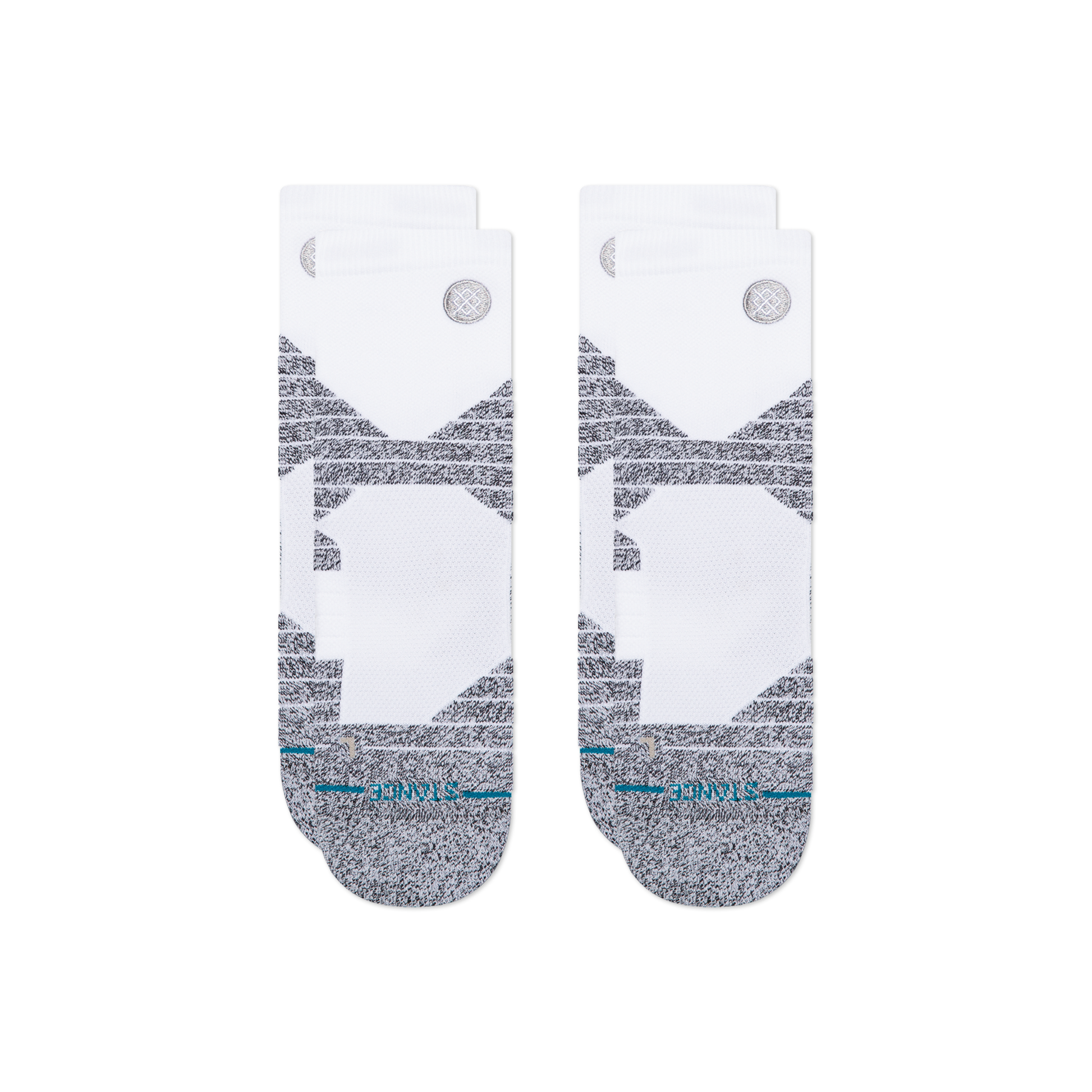 Stance Icon Sport Quarter Socken 2er Pack Weiß