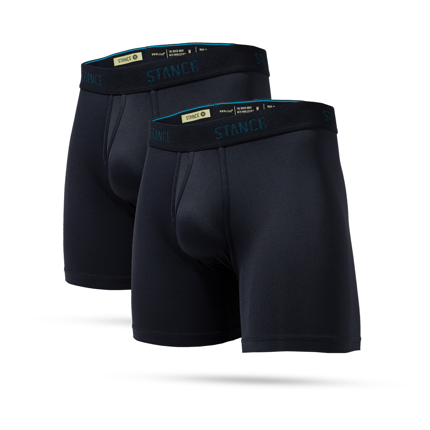 Stance Pure Boxer Brief Wholester 2er Pack Schwarz