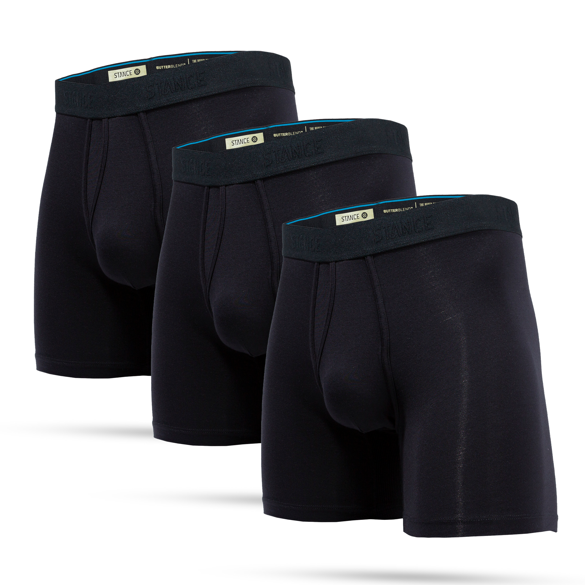 Stance Regulation Boxer Brief 3er Pack Schwarz