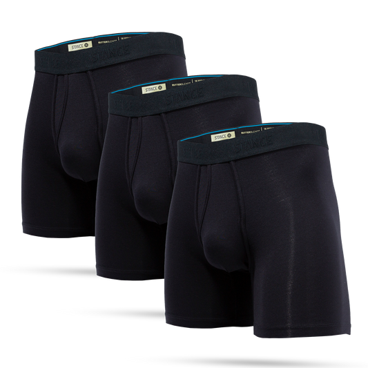 Stance Regulation Boxer Brief 3er Pack Schwarz